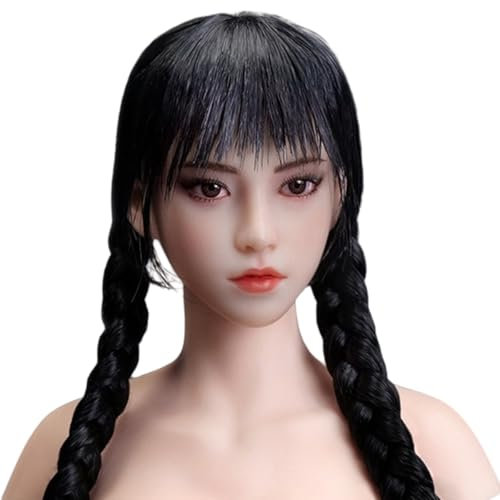 HiPlay 1/6 Testa Femminile Asiatica con Occhi Mobili - Taozi Ver.C Per Figure d'Azione Età 15+