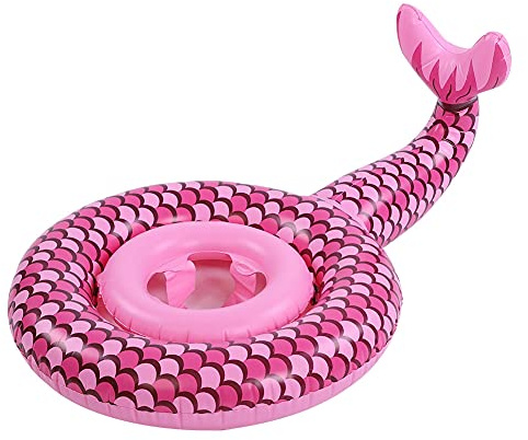 Anello da nuoto per bambini, gonfiabile, per bambini, piscina, acqua, divertimento, doppia anti-perdita, bocca d'aria, materiale sicuro in PVC ecologico per neonati e bambini (anello da nuoto a