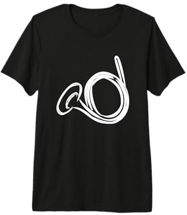 Cor d'harmonie Instrument de cuivre T-Shirt Haut de Gamme