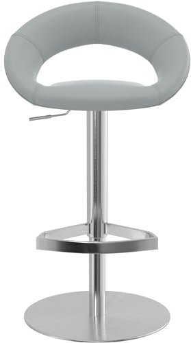 Sorrento Echtleder Barhocker Grau