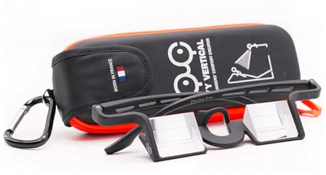 YY Vertical – Plasfun Evo Black – Gafas de Escalada para Asegurar con Estilo Deportivo – Gafas Prisma con campo de visión ampliado y montura ligera