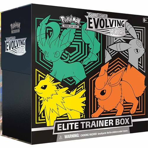 Pokémon TCG: Sword & Shield – Evolving Skies Elite Trainer Box, zufällig, Größe 6