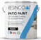 Resincoat Outdoor Patio Paint, UV & Weather Resistant, Easy to Apply Matte Finish Concrete Paint for Slabs & Flags, Black, 5KG