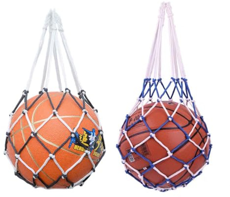 VONJUMA 2 Pcs Rete Per Palloni Da Calcio Borse Per Palloni Sacchi A Rete Per Palloni Borsa A Rete Per Palloni Sacca Palloni Calcio Borsa A Rete Sportiva Pallone Per Calcio Pallacanestro Pallavolo