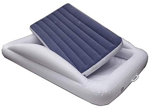 Copplestones Inflatable Child's Air Bed for Children | Camping, Grandma’s, Sleepovers, Travel, & Home | With Safety Bumpers & 240V Pump | Portable Blow Up Airbed Mattress |