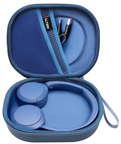 L LTGEM Hard Case for JBL Tune 720BT, 520BT, 510BT, 530BT, 570BT, 710BT, 670NC, 770NC, 760NC or JBL LIVE 770NC, 660NC, 670NC Folding Headphone - Portable Travel Bag (Case Only) Blue