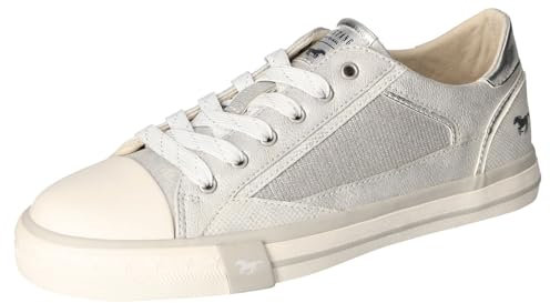 Mustang Damen 1146-320 Sneaker, Silber, 41 EU