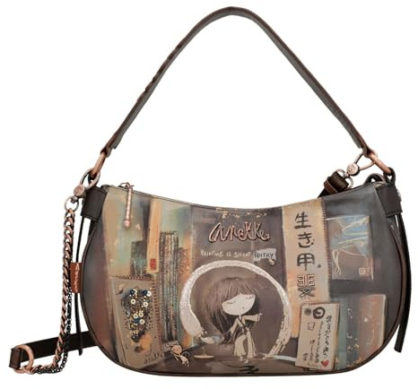 Anekke Bolso ovalado con cadena Shōen