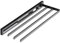 SOTECH Handtuchauszug Style 3-armig schwarz 415 mm Auszugsweg 300 mm Handtuchhalter für Seitenmontage an Waschtisch in Bad und Küche