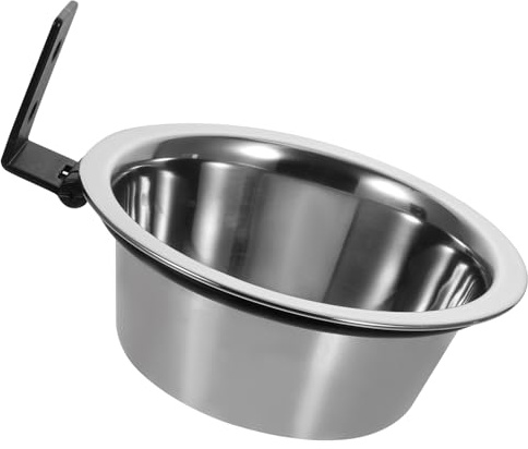 GARVALON Ciotola Per Cani Di Grossa Taglia Rialzata Montaggio a Parete, Acciaio Inox Resistente All'usura, Per Alimentazione Quotidiana e Facile Manutenzione