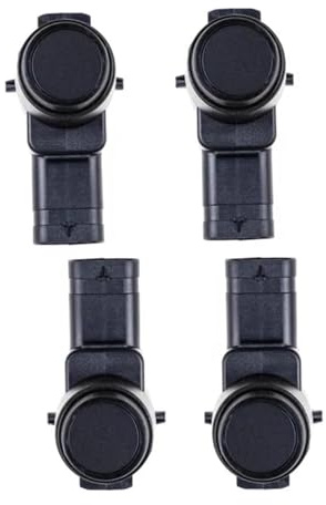Sensores de marcha atrás para coche Pdc sensor de aparcamiento asistido sistema de control de distancia inversa 7l5919275 (rojo, 4 piezas) (4 piezas/negro)
