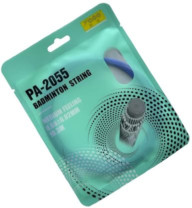 Genérico Bobina di corda da tennis, linee per racchetta da badminton, corde per racchetta ad alta elasticità da 0,70 mm di diametro, professionali da badminton da 10 m, ricambio per filo