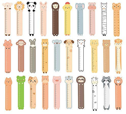 Niedliche Tier-Lesezeichen für Kinder, Jungen, Mädchen, 30 Stück