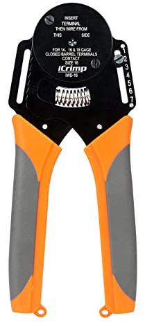 iCrimp Closed Barrel Crimper 4 Way Indent, 8 Impression Type
