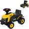 JCB Fastrac Gelb & Schwarz Rutschtraktor | Fuß-zu-Boden Schieber für Kleinkinder | BAU-Rutschauto | Mit Quietschhorn & Stauraum unter dem Sitz | Traktor zum Schieben | JCB BAU-Spielzeug. Alter: 2+