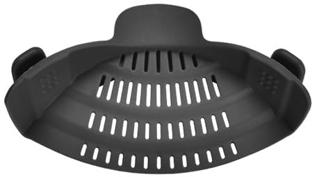 1 passoire à pâtes en silicone, passoire universelle, passoire de cuisine, passoire à col large, passoire à pâtes réglable, égouttoir