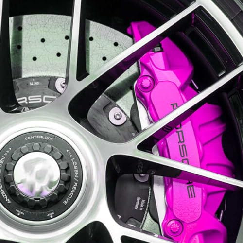 Brake Caliper Scratch Repair Paint – Easy-to-Apply, Heat-Resistant Solution for Caliper Restoration and Scratch Removal (1, Hot Pink)