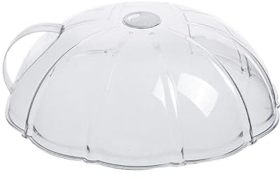 Couvercle Anti-projections Pour Micro-ondes | Couvercle Plateau avec Poignée Robuste - Couverture Anti-Éclaboussures Résistante à la Chaleur pour Usage Domestique au Micro-ondes