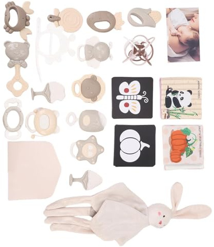 Jectse Baby Heralds Set Safe Materials Normal Toys, Durable and Comfortable, Includes Fabric Books and Maps That Can Be Developed for Newborns and Infants