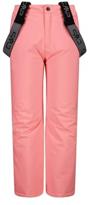 CMP Pantalón de Esquí Niño Clima Protect – Impermeable y Transpirable, WP 10.000, Ajuste Flexible, Tirantes Desmontables, Protección Total para Nieve y Frío Talle 140