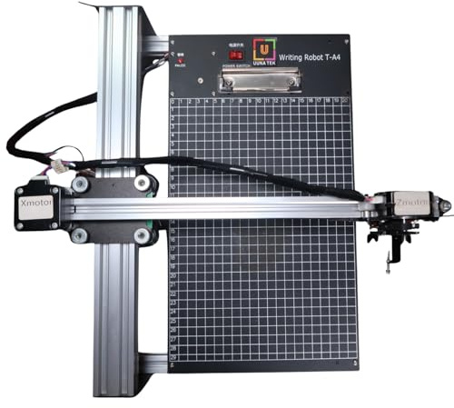 UUNA TEK Original iDraw 2.0 T-Structure Pen Plotter XY Plotter, Handwriting Robot Drawing Machine with Base Plate, A4 Working Range, 3 * 42 Stepper Motors, Twice Faster Writing Speed Than 1.0