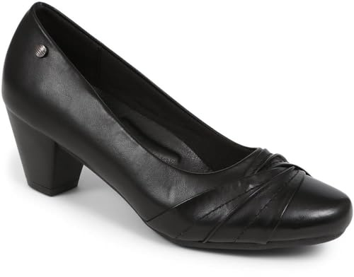 Low-Heeled Court Shoes - Black Size 7