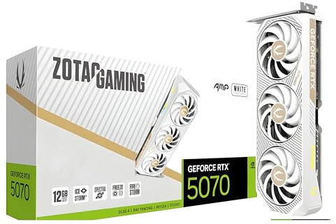 ZOTAC AMP GeForce RTX 5070 12GB 192-Bit GDDR7 PCI Express 5.0 x16 Grafikkarte