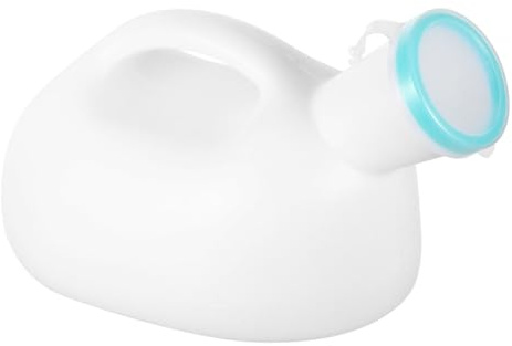 SAFIGLE Urinoir Design Solide et Portable en Plastique Portable Homme Grosse Capacité lors de Déplacements pour Personnes Alitées Mobilité Réduite