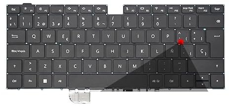 WZKOZDR Ersatzteile Spanische Tastatur mit Hintergrundbeleuchtung für Huawei für MateBook D 15 BOB-WAH9 WAE9P BOH-WAQ9L WAP9R WAQ9R WAQ9RP Notebook PC Spanien Tastaturen(SP No Backlight)
