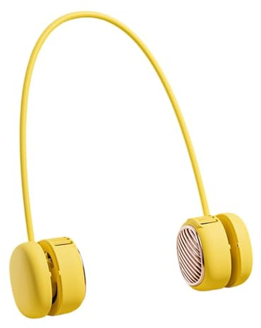 Ventilador De Cuello Portátil Recargable | 5 Velocidades Silencioso Flexible Y Ponible | Ventilador De Cuello Refrigerante Recargable | para Viajes Verano Camping Crucero Exterior Coche Mujeres