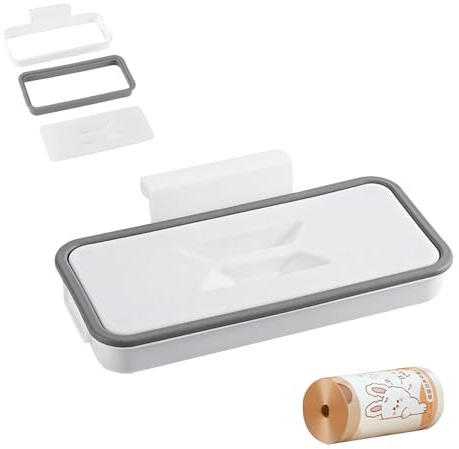 Svpfuo Soporte Plegable Para Bolsas De Basura, Sin Taladrar