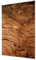Banjado Glas Magnettafel 50x75cm - Magnetwand und Memoboard für Küche, Büro, Kinderzimmer - Inkl. 4 Magnete & Montageset - Trockenes Holz