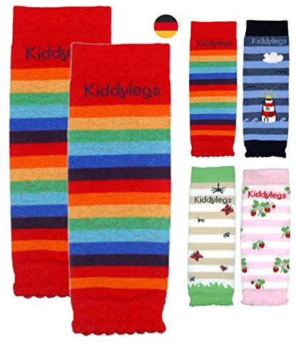 Kiddylegs® Babystulpen Premium Mini Beinwärmer für Neugeborene (Regenbogen)