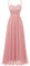 DRESSTELLS Robe de Soirée Longue Femme avec Bretelles Réglables et Dentelle Florale, Robe de Demoiselle d'honneur Élégante et Confortable pour Mariage, Bal et Autres Occasions Rose Poussiéreux L