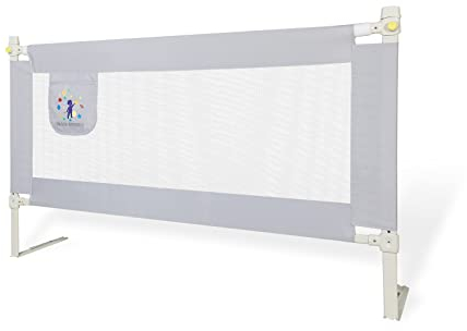 CCLIFE Bettgitter Rausfallschutz Bett Bettschutzgitter Bettschutzgitter 172 cm Anti-Fall für Baby Kinder Babybettgitter Kinderbettgitter Sicherheitsschutz