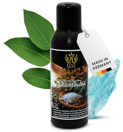 HAF Euka - Concentrado para sauna (100 ml, aroma a sauna con aceites esenciales naturales, infusión de sauna sin aditivos artificiales)