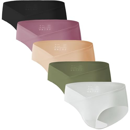 Angelhood Seamless Maternity Underwear No Show Pregnancy Postpartum Panties
