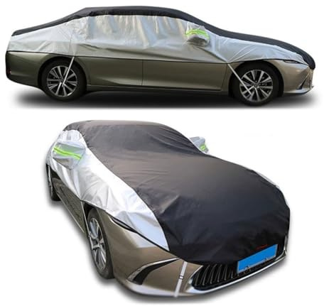 Copertura mezza auto per Mercedes SL R129 1989-2002,Copriparabrezza auto impermeabile e traspirante–Protezione anti-UV,antipolvere per esterni–Telone personalizzabile per tutte le stagioni