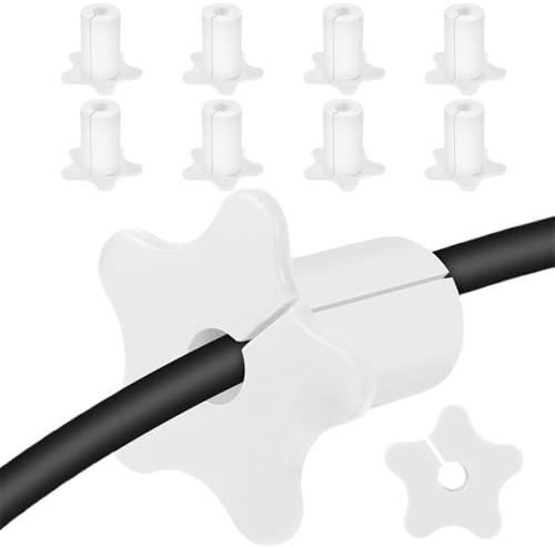Organizador de cables de escritorio, ojales redondos, cubierta de gestión de cables de mesa, paso de computadora de oficina, tapa de agujero de muebles para estación de trabajo, accesorios de