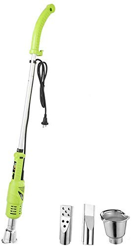 Bruciatore Erba Elettrico 2000W 230V Diserbante Termico Per Erbacce Doppia Temperatura Selezionabile 50/600 Gradi con 2 Beccucci Intercambiabili Lunghezza 100cm Manutenzione Giardino Esterno