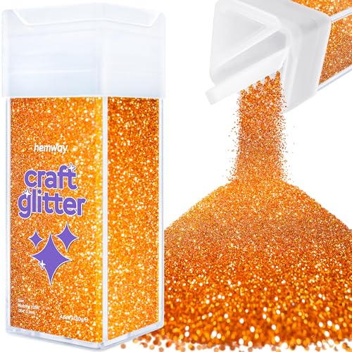 Hemway Craft Glitter Shaker Copper 130g Microfine | for Resin & Epoxy Crafts, Christmas Art Supplies, Nail, Body, Face, Eye, Festival, Crafting, Slime, Sparkle
