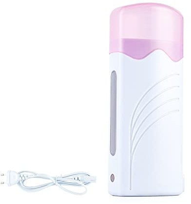 Roll On Wax Warmer For Hair Removal Wax Roller Wax Heater, Home Waxing Kit For Women Men 110V