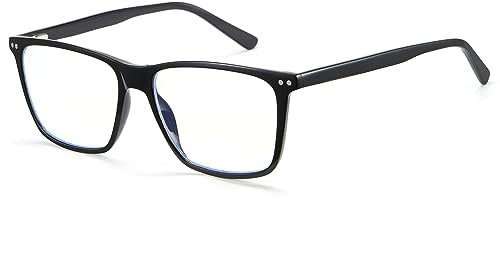 Cyxus lunettes anti-lumière bleue lunettes anti-fatigue oculaire monture carrée en métal lunettes d'ordinateur pour hommes femmes (8137T01CYEU)