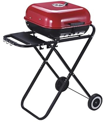 Barbecues & fumoirs extérieurs,baril bbq,avec gril pliable,gril à charbon de bois for la maison,gril portable for l'extérieur,gril de mallette,gril de bureau avec poignée de transport