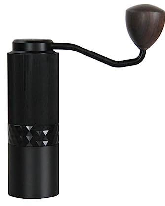 Handkaffekvarn, Slitstark Slipmaskin Rostfritt Stål Hushållsmanuell Kaffekvarn Tjocklek Handvevkvarn Snabb Slipning Bärbar(Black)