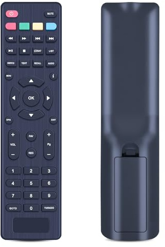 TCNOUMT Replacement Remote Control Compatible with PremiumX Satellite Receiver HD 221S FTA HD Digital DVB-S/DVB-S2 Mini Satellite Receiver HD 521-B FTA HD 520SE-B FTA
