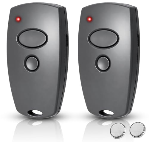 Apriporta per garage, trasmettitore manuale compatibile con telecomando digitale 868 MHz 302, 384, 304, 313, 321, 323, 131 868, 2 pezzi