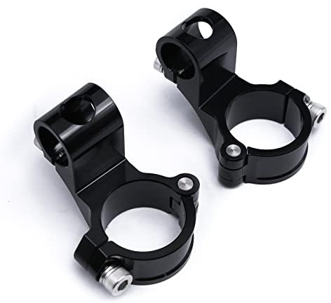 43mm Riser Clip On Handlebar Clamp Mount Kit Handle Bar for M3 Cyclone,CBR600F4 F4i YZF R6 1999-2004,R6S 06-2009,CBR1100XX Super Blackbird 97-03, NINE T Pure 2014-2019,Ninja ZX11 1990-1997