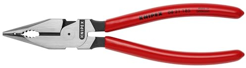 KNIPEX Tools 08 21 185 SBA Needle-Nose Combination Pliers, 7-1/4