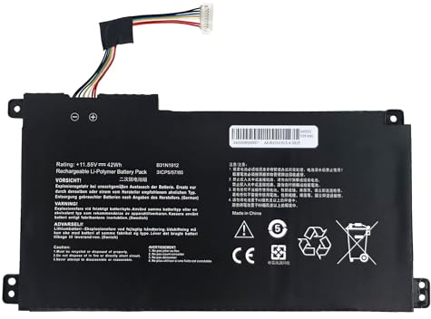 B31N1912 C31N1912 batteri för ASUS VivoBook 14 E410MA L410MA E410KA E510KA E510MA L510MA F414MA EK1890WS R429MA R522MA serien bärbar dator 0B200-036800000000000000000000000 0 0B200-03680200 [11,55 V
